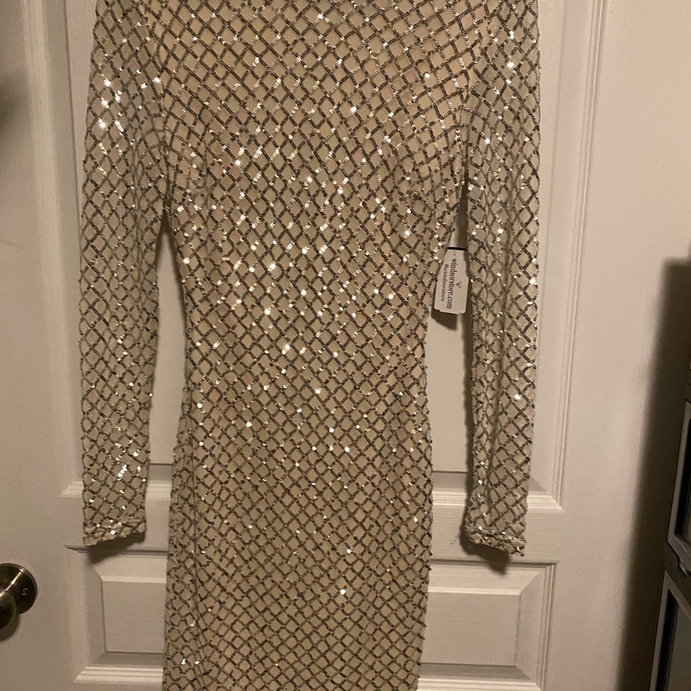 Windsor champagne dress